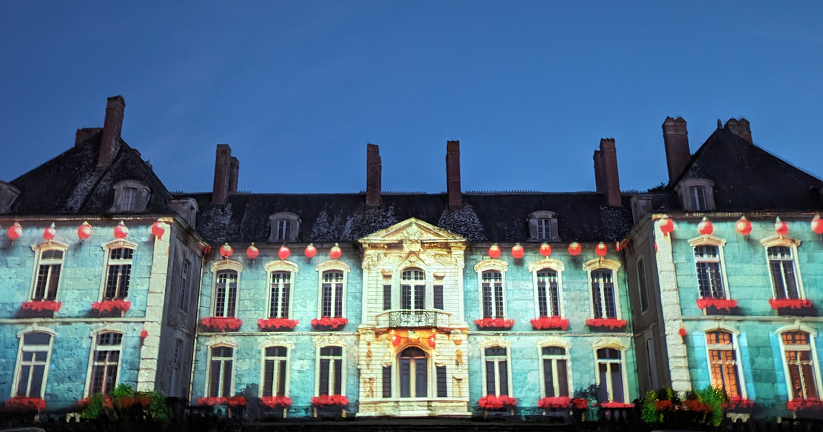 Mapping video sur le Chateau du Plessis